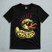 Punk Duck Duckling Punk Rocker T-Shirt thumb 5