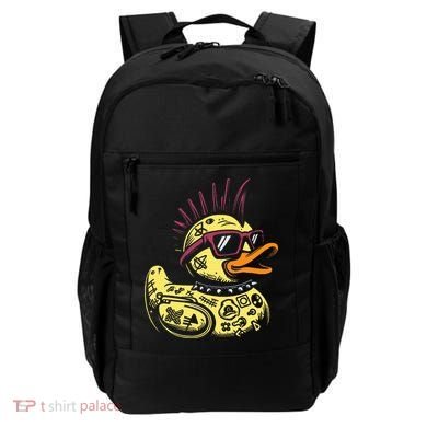 Punk Duck Duckling Punk Rocker Backpack