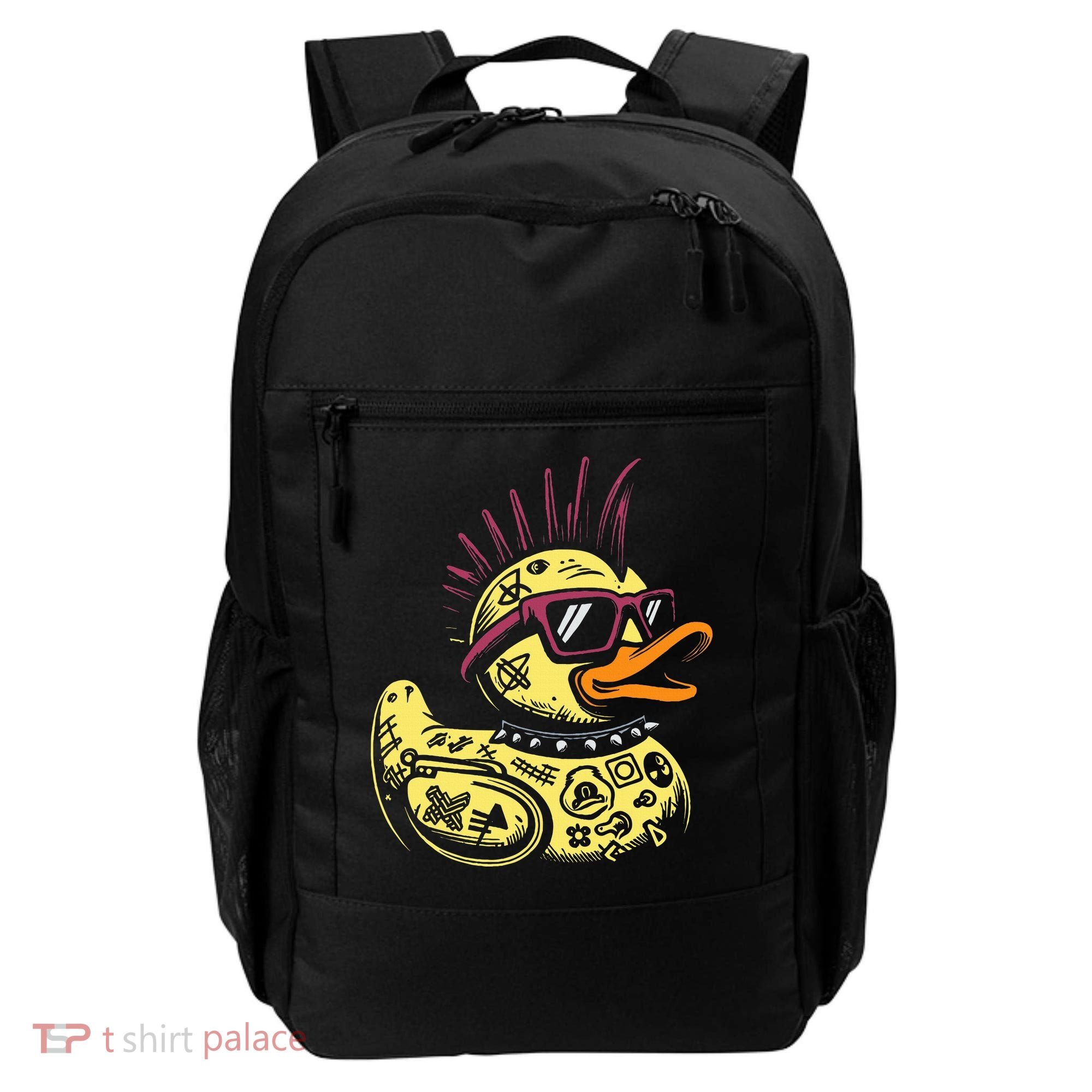 Punk Duck Duckling Punk Rocker Backpack