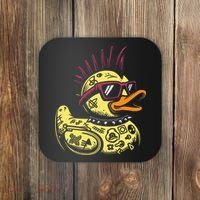 Punk Duck Duckling Punk Rocker Coaster thumb 0