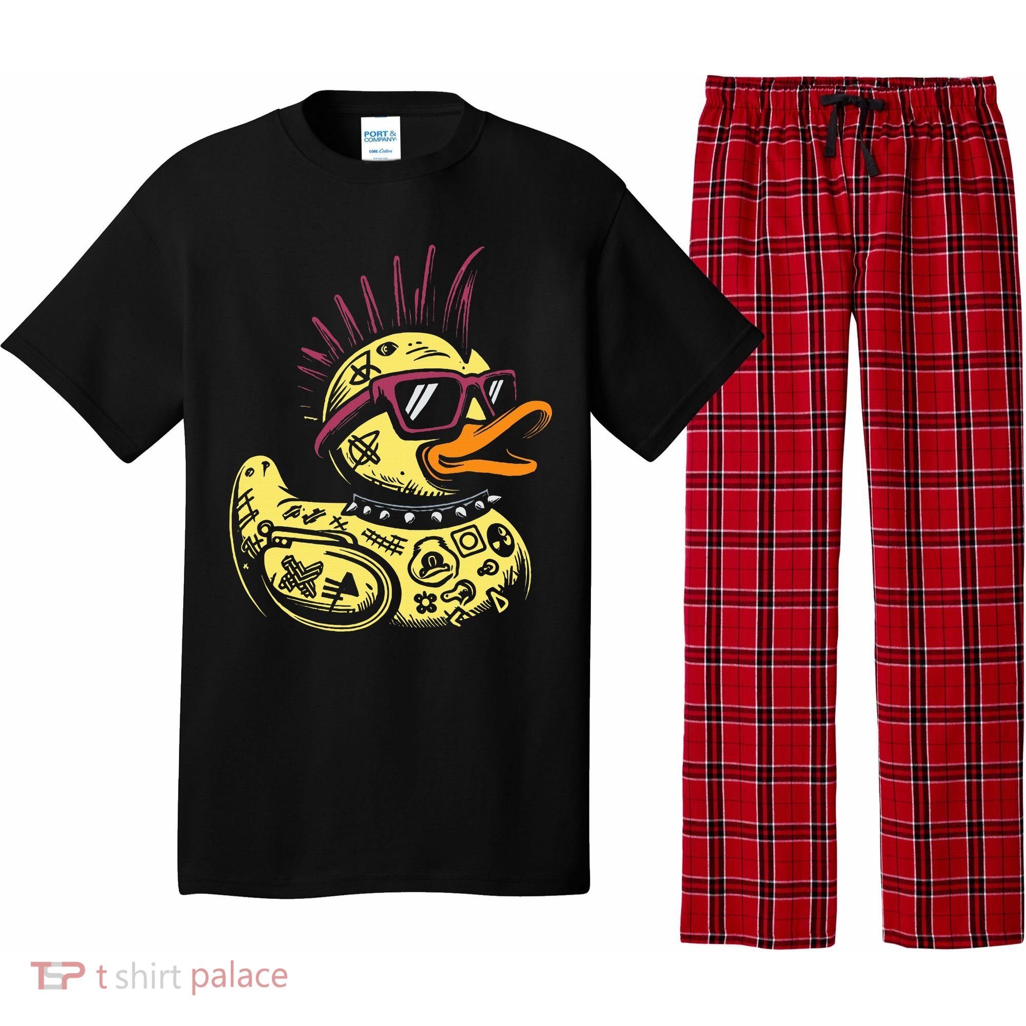 Punk Duck Duckling Punk Rocker Pajama Set