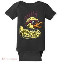 Punk Duck Duckling Punk Rocker Baby Bodysuit thumb 0