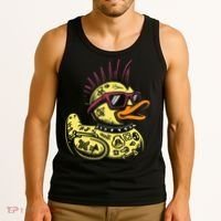 Punk Duck Duckling Punk Rocker Tank Top thumb 3