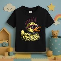 Punk Duck Duckling Punk Rocker Toddler T-Shirt thumb 3