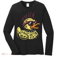 Punk Duck Duckling Punk Rocker Women's Long Sleeve Shirt thumb 0