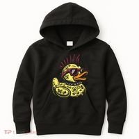 Punk Duck Duckling Punk Rocker Kids Hoodie thumb 0