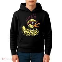 Punk Duck Duckling Punk Rocker Kids Hoodie thumb 4