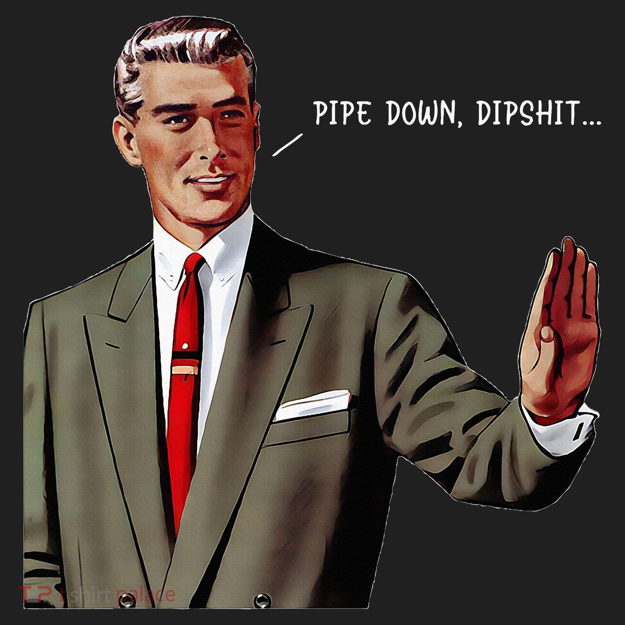 Pipe Down Dipshit  Beanie