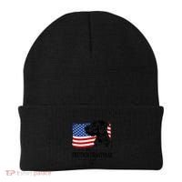 Proud Deutsch Drahthaar Dad American Flag Dog Funny Gift Beanie thumb 0