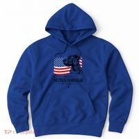 Proud Deutsch Drahthaar Dad American Flag Dog Funny Gift Hoodie thumb 0