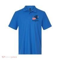 Proud Deutsch Drahthaar Dad American Flag Dog Funny Gift Polo thumb 0