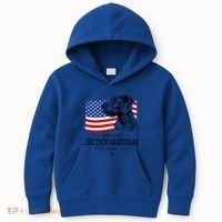 Proud Deutsch Drahthaar Dad American Flag Dog Funny Gift Kids Hoodie thumb 0