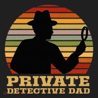 Private Detective Dad Spy Investigation Investigator Spying Beanie thumb 2