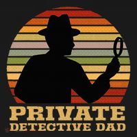 Private Detective Dad Spy Investigation Investigator Spying Ornament thumb 1