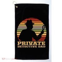 Private Detective Dad Spy Investigation Investigator Spying Golf Towel thumb 0