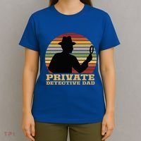 Private Detective Dad Spy Investigation Investigator Spying T-Shirt thumb 4