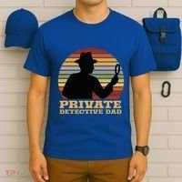 Private Detective Dad Spy Investigation Investigator Spying T-Shirt thumb 6