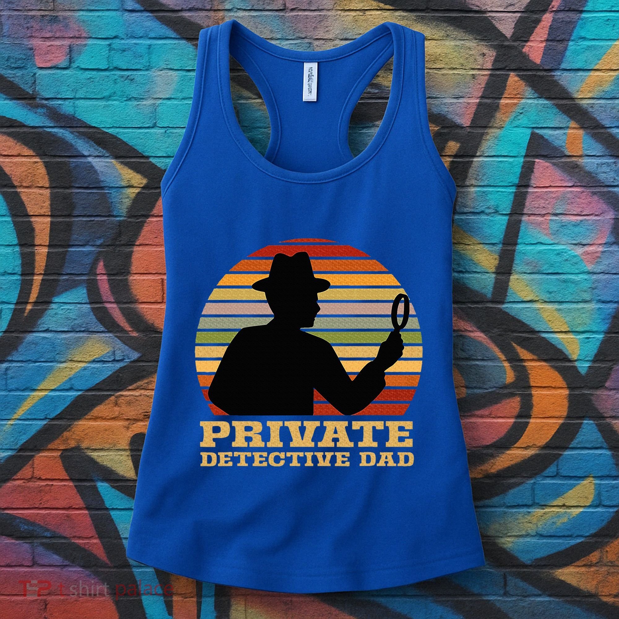Private Detective Dad Spy Investigation Investigator Spying Women's Tank Top