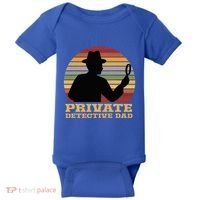 Private Detective Dad Spy Investigation Investigator Spying Baby Bodysuit thumb 0
