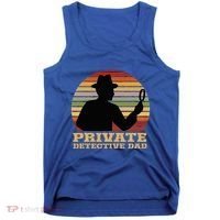 Private Detective Dad Spy Investigation Investigator Spying Tank Top thumb 0