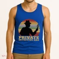 Private Detective Dad Spy Investigation Investigator Spying Tank Top thumb 3
