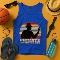 Private Detective Dad Spy Investigation Investigator Spying Tank Top thumb 4