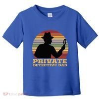 Private Detective Dad Spy Investigation Investigator Spying Toddler T-Shirt thumb 0