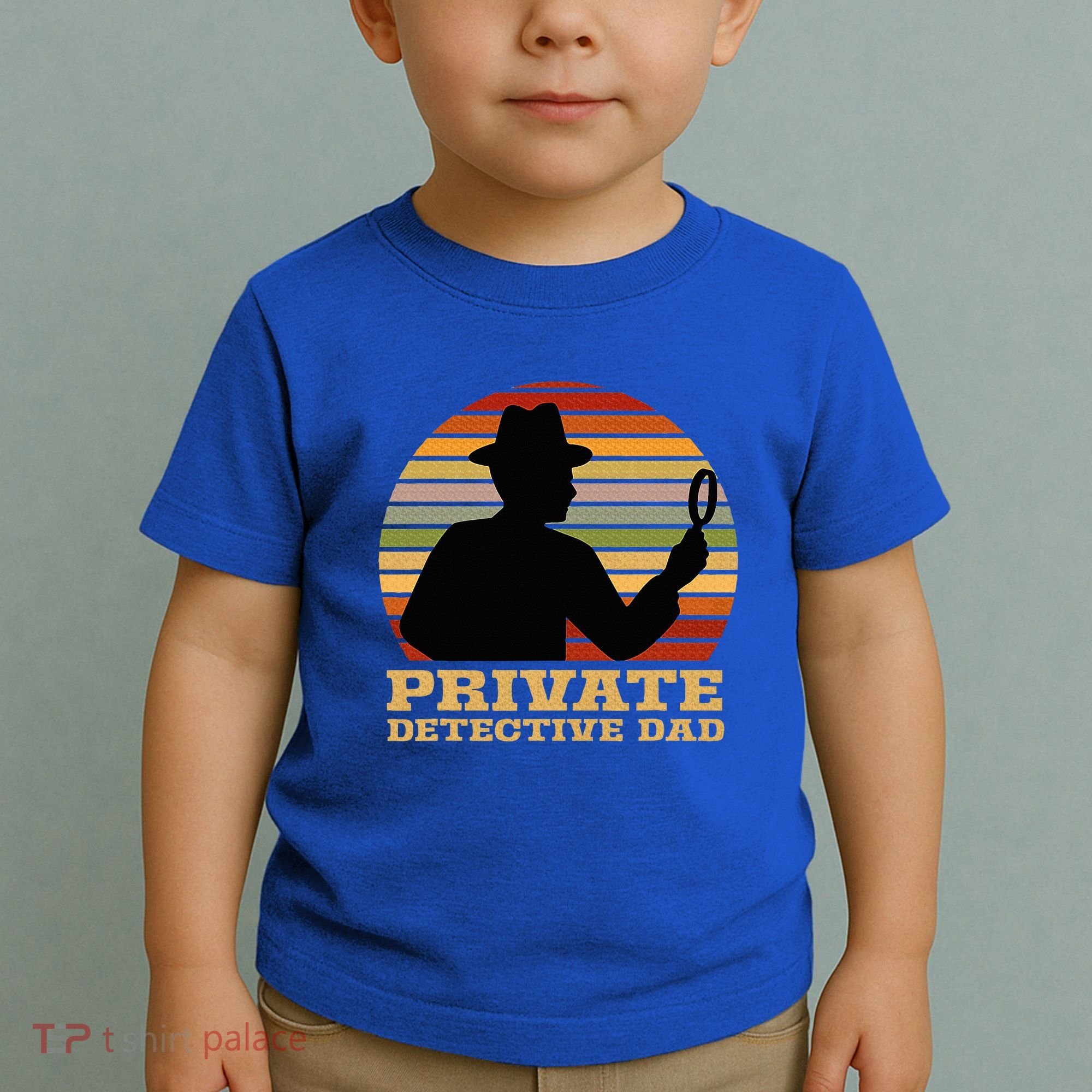 Private Detective Dad Spy Investigation Investigator Spying Toddler T-Shirt