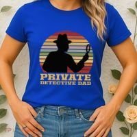 Private Detective Dad Spy Investigation Investigator Spying Women's T-Shirt thumb 2