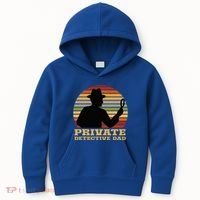 Private Detective Dad Spy Investigation Investigator Spying Kids Hoodie thumb 0