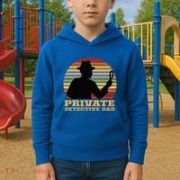 Private Detective Dad Spy Investigation Investigator Spying Kids Hoodie thumb 2