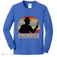 Private Detective Dad Spy Investigation Investigator Spying Kids Long Sleeve Shirt thumb 0