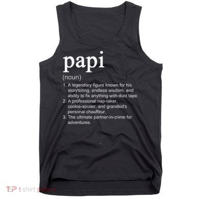 Papi Definition Funny Cool Tank Top