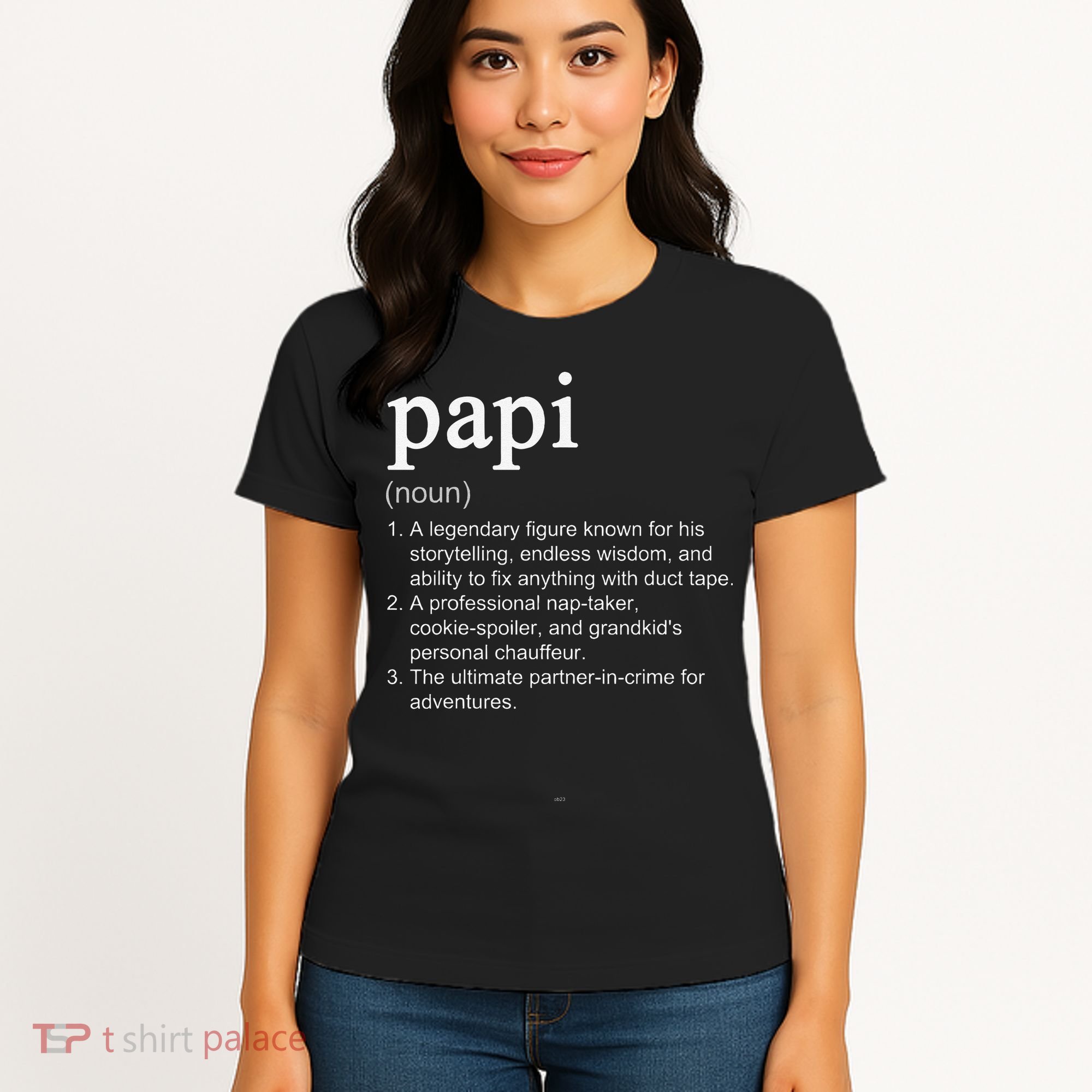 Papi Definition Funny Cool Women's T-Shirt