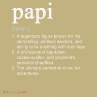 Papi Definition Funny Cool Button thumb 1