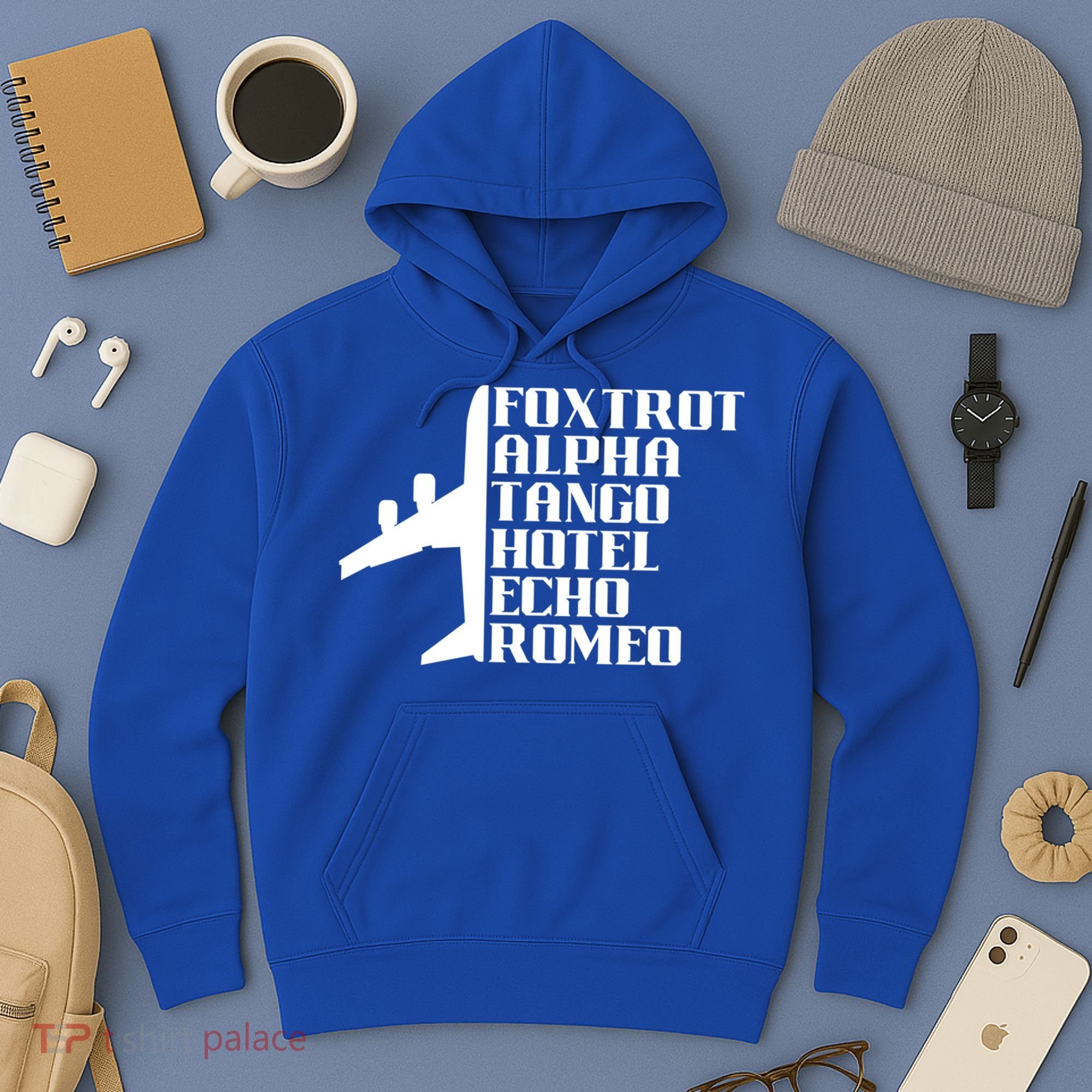 Pilot Dad Father Aviation Captain Phonetics Fathers Day Cool Gift Hoodie
