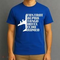 Pilot Dad Father Aviation Captain Phonetics Fathers Day Cool Gift T-Shirt thumb 3