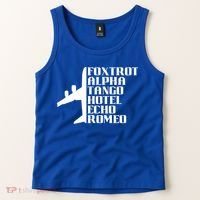 Pilot Dad Father Aviation Captain Phonetics Fathers Day Cool Gift Tank Top thumb 2