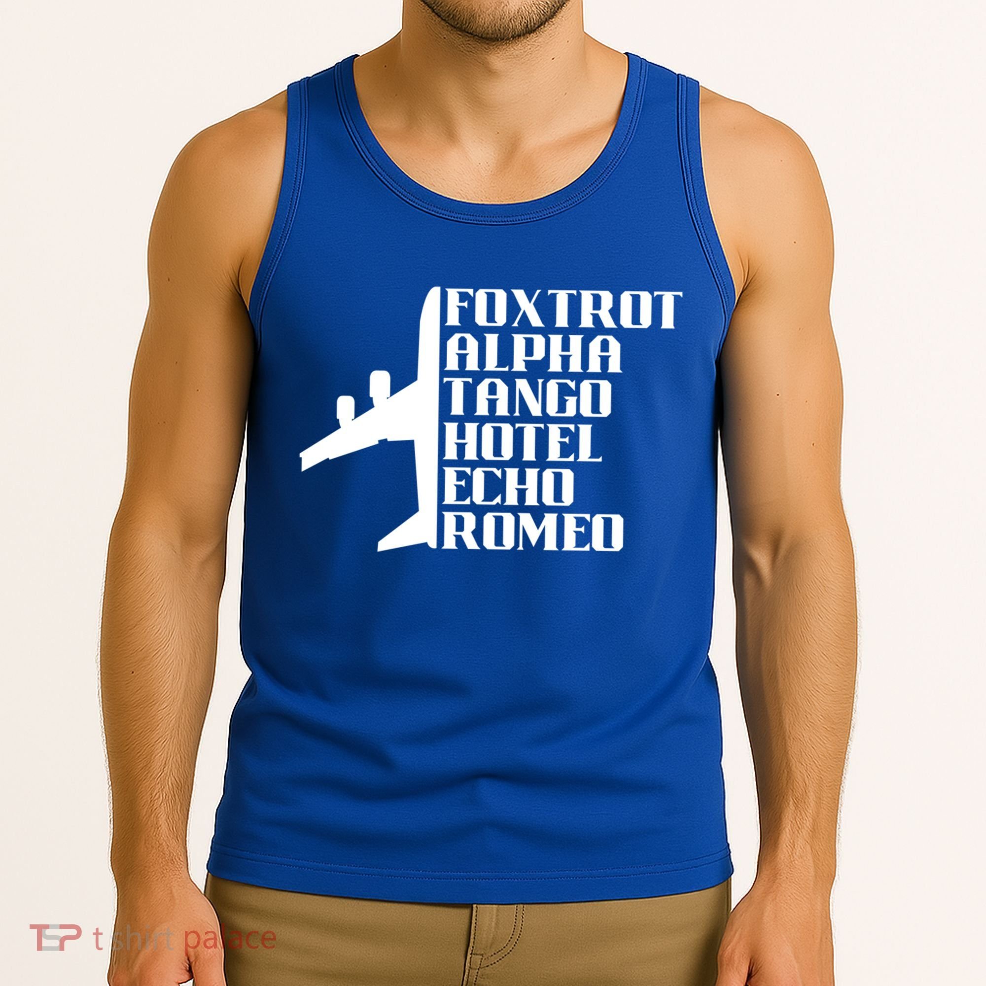 Pilot Dad Father Aviation Captain Phonetics Fathers Day Cool Gift Tank Top