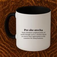 Presheatecha Definition Funny Word Mashup Coffee Mug thumb 2