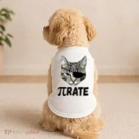 Pi Day Funny Cat Pirate Doggie Tank thumb 2