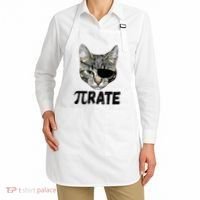 Pi Day Funny Cat Pirate Apron thumb 2