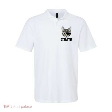 Pi Day Funny Cat Pirate Polo