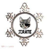 Pi Day Funny Cat Pirate Ornament thumb 0