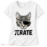 Pi Day Funny Cat Pirate Women's T-Shirt thumb 0
