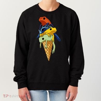 P.O.I.S.O.N Dart Frogs Ice Cream Women's Sweatshirt