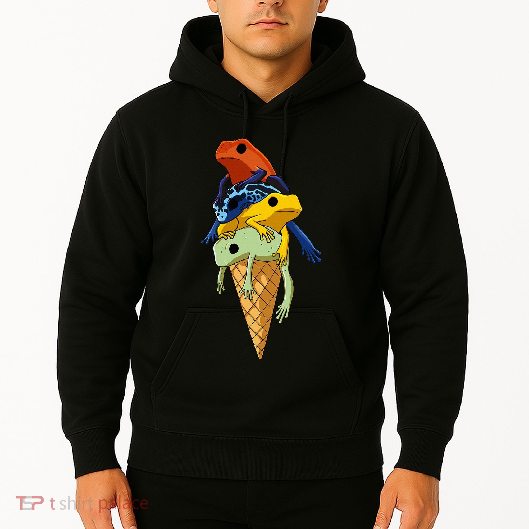 P.O.I.S.O.N Dart Frogs Ice Cream Hoodie