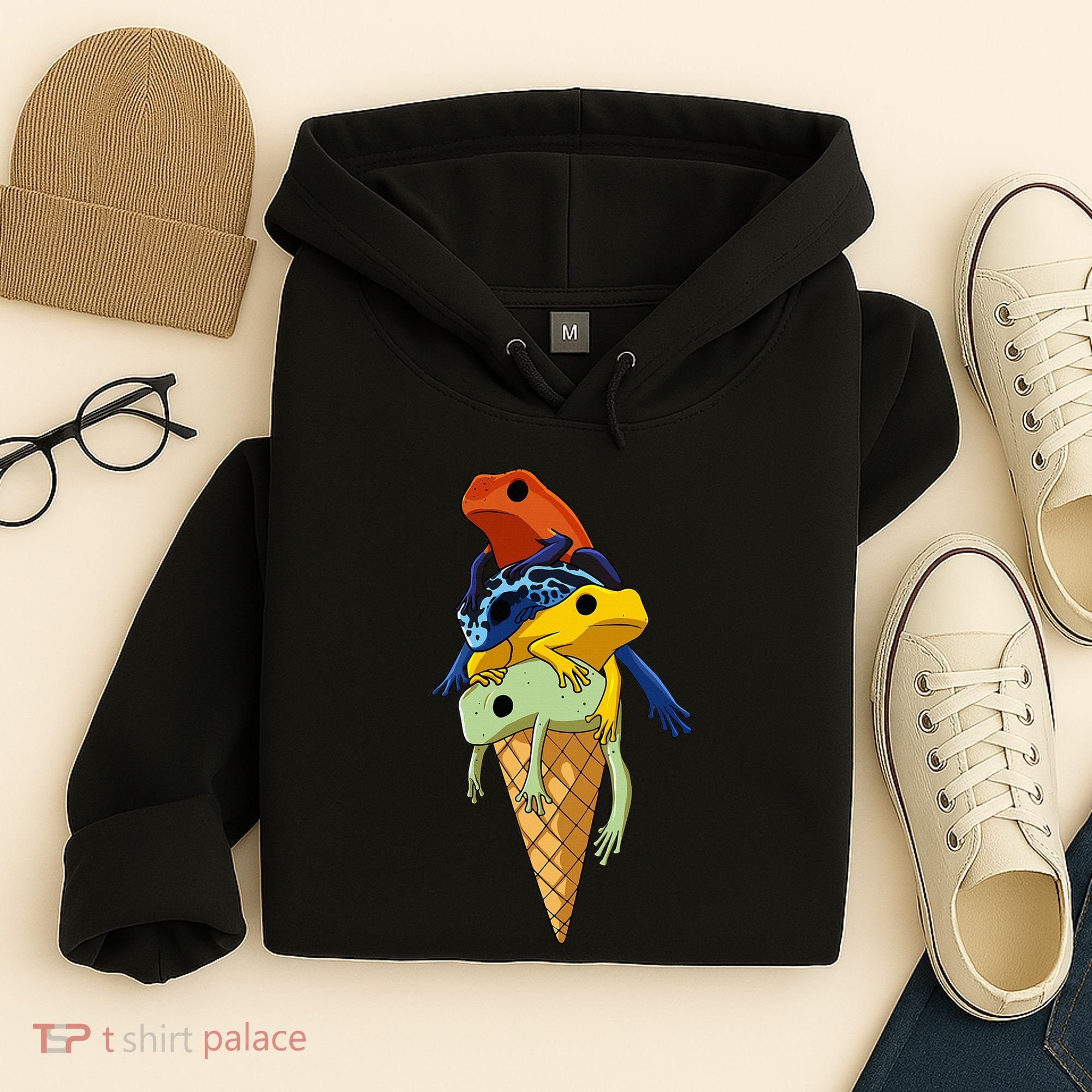 P.O.I.S.O.N Dart Frogs Ice Cream Hoodie