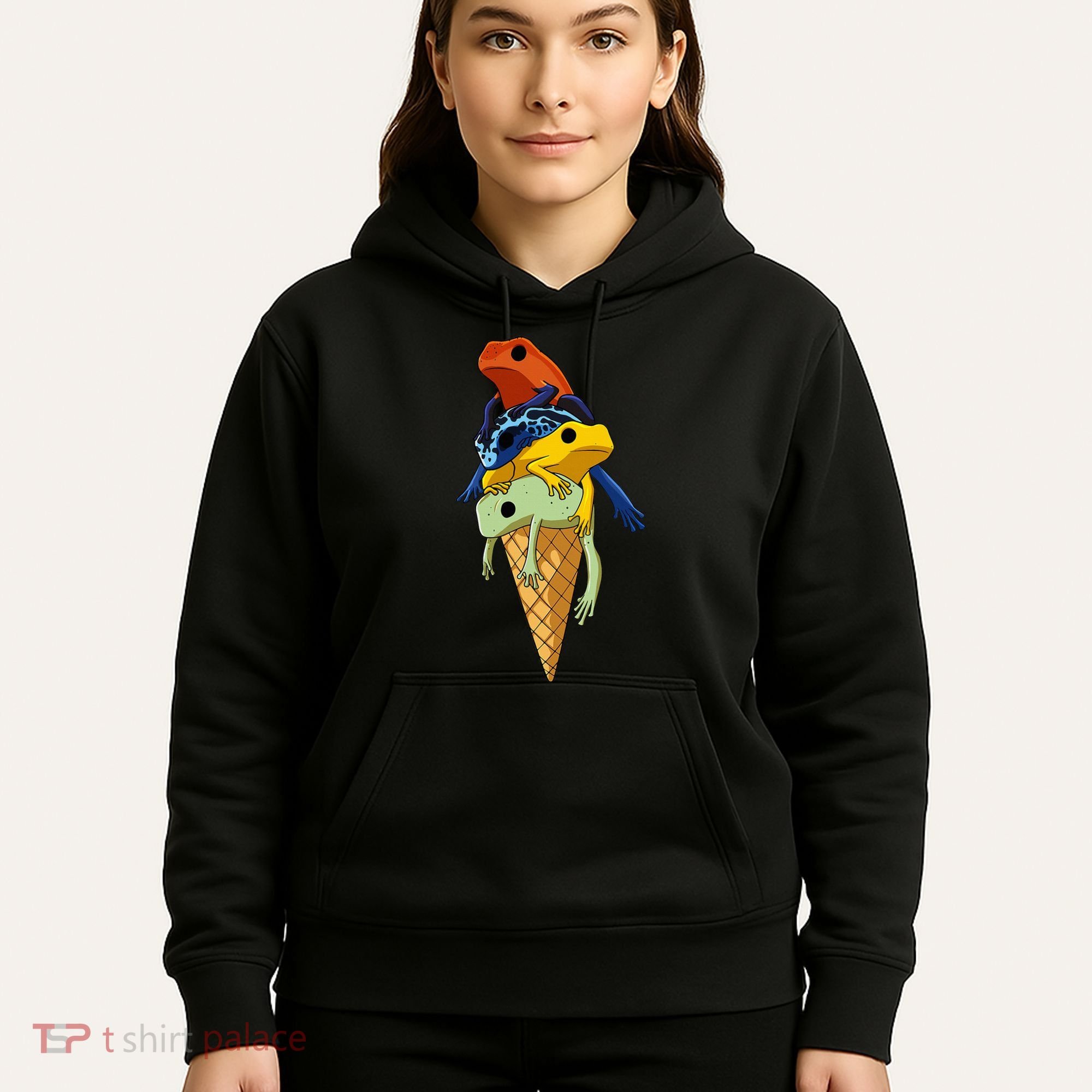 P.O.I.S.O.N Dart Frogs Ice Cream Hoodie