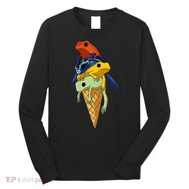 P.O.I.S.O.N Dart Frogs Ice Cream Long Sleeve Shirt